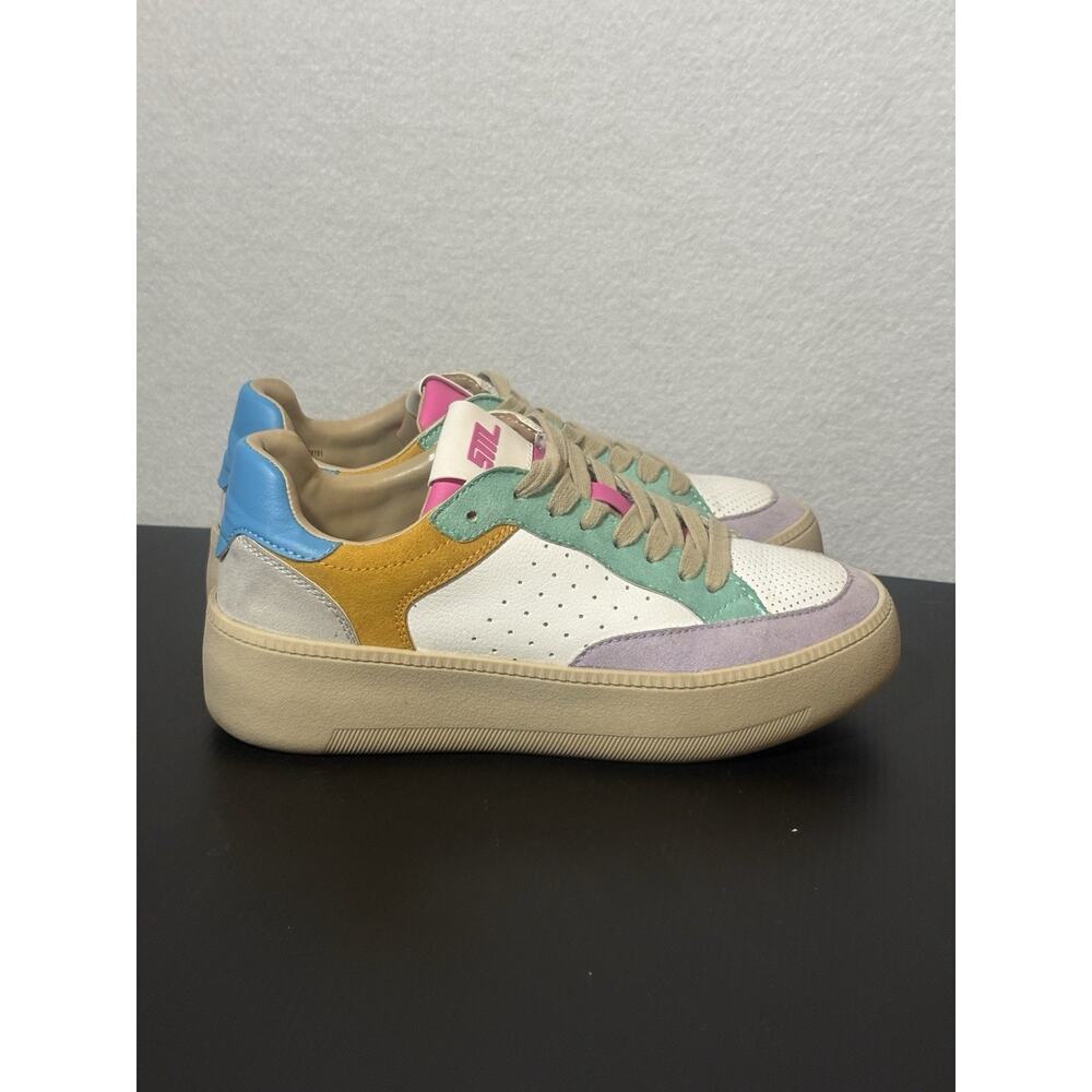 Steve Madden Lynnox Colorblock Wht Size 6.5M - Picture 2 of 6